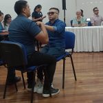 Foto 1. Personas sordociegas en actividad 15 de junio 2024